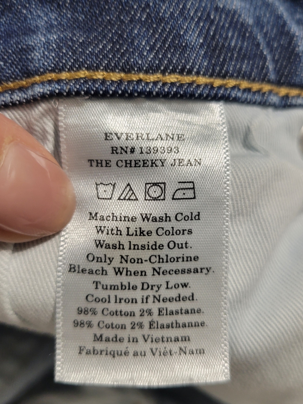 Everlane Light Blue Cropped Ankle Jeans - Picture 3 of 4